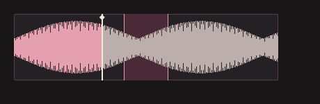 AudioWaveform 深色主题渲染快照