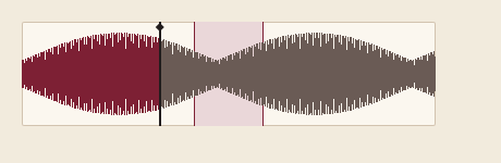 AudioWaveform 浅色主题渲染快照