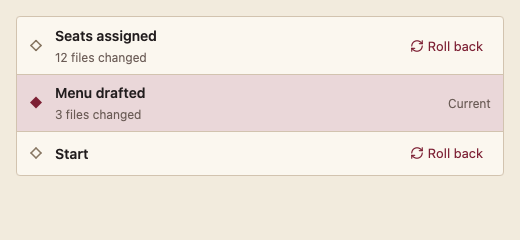 CheckpointList 浅色主题渲染快照