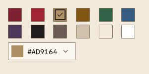 ColorPalette 浅色主题渲染快照