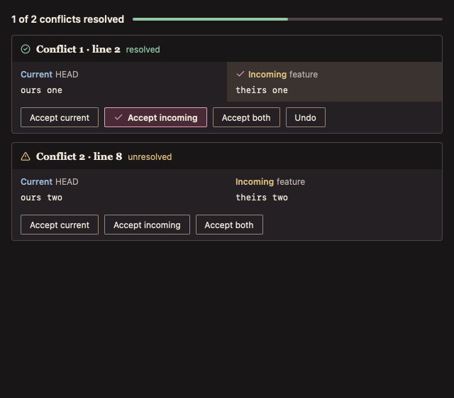 ConflictResolver 深色主题渲染快照