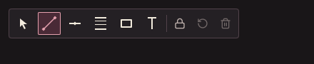 DrawingToolbar 深色主题渲染快照