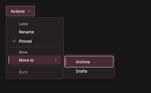 DropdownMenu 深色主题渲染快照