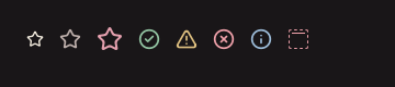 Icon 深色主题渲染快照