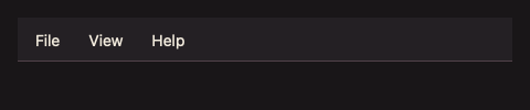 Menubar 深色主题渲染快照