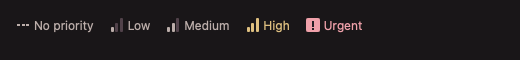 PriorityIndicator 深色主题渲染快照