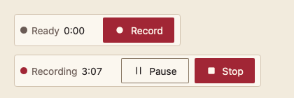 ScreenRecorderControls 浅色主题渲染快照