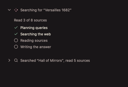 SearchProgress 深色主题渲染快照