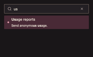 SettingsSearch 深色主题渲染快照