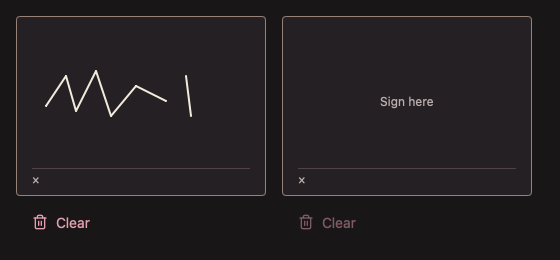SignaturePad 深色主题渲染快照