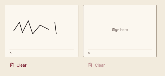 SignaturePad 浅色主题渲染快照