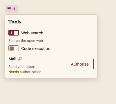 ToolToggleMenu 浅色主题渲染快照