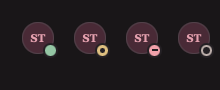 UserMenu 深色主题渲染快照