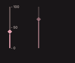 VerticalSlider 深色主题渲染快照