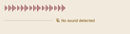 VoiceWaveform 浅色主题渲染快照